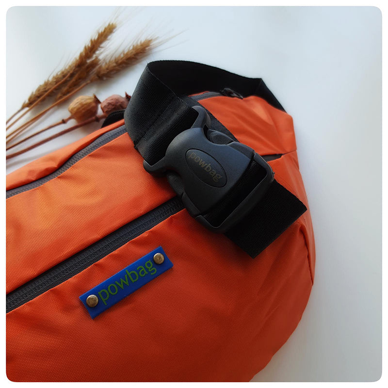 Powlife – Su geçirmez impertex kumaştan bel çantası, üç bölmeli ve ayarlanabilir tasarım