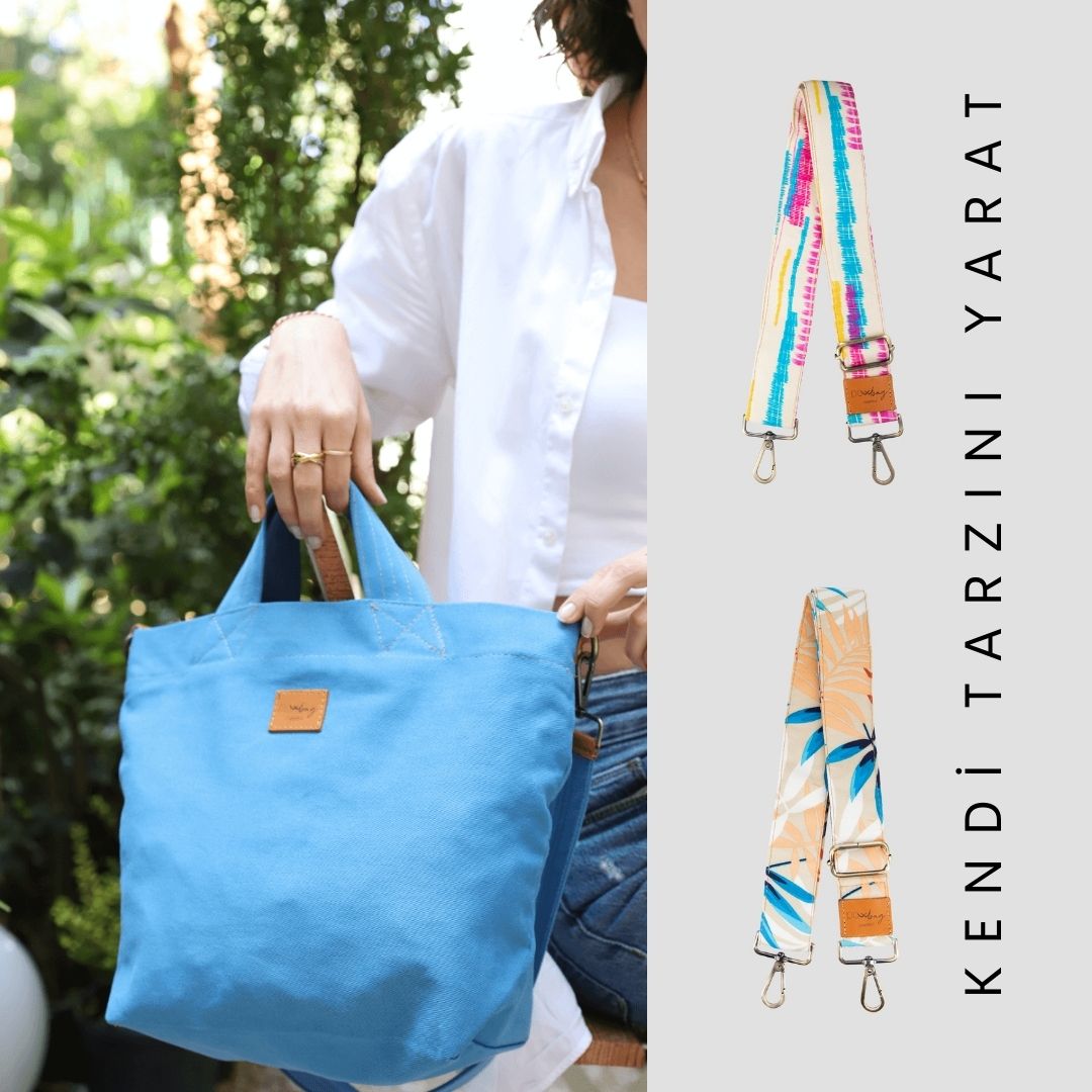 ÇANTA STRAP  Yüksek Kalite: Nikel içermeyen dayanıklı tokalar ve premium kumaşlar