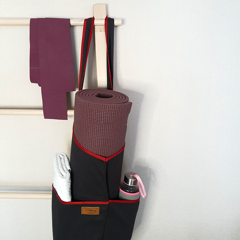 Yugon – Spor ve seyahat için yuvarlak cepli pratik yoga çantası